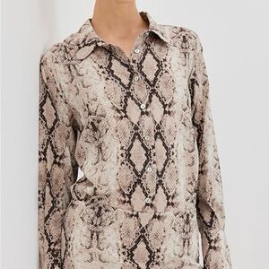 Pistola Python Knox Button-Up Dress